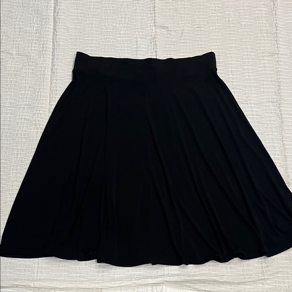 Worthington skirt stretch 2X Elegant Black Women's Skirt plus size - Picture 1 of 8